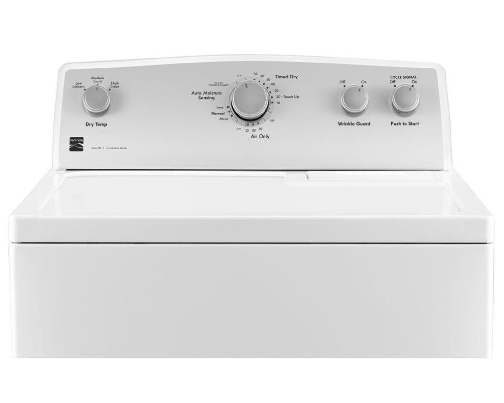 29" Front Load Electric Dryer 7.0 Cubic Feet White Q116