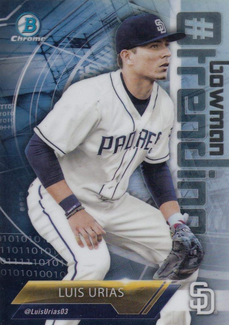 Baseball MLB 2018 Bowman Mega Box Chrome Luis Urias Padres W541316