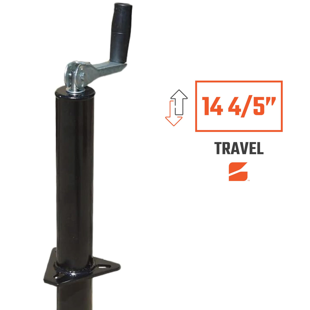 5000 lb Capacity Steel Trailer Jack N255
