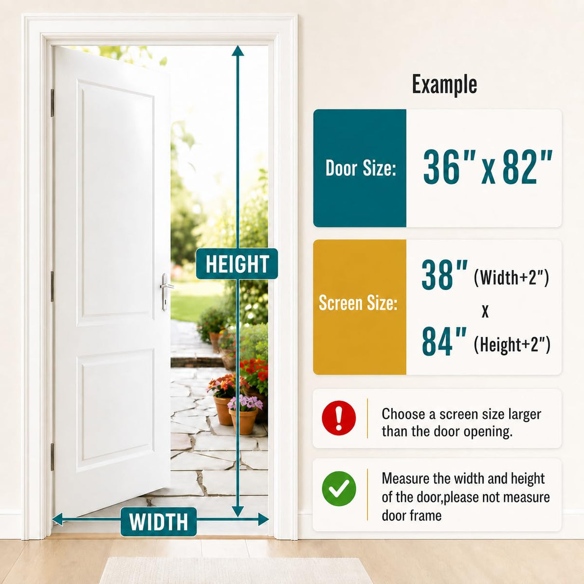 Magnetic Screen Door F4222