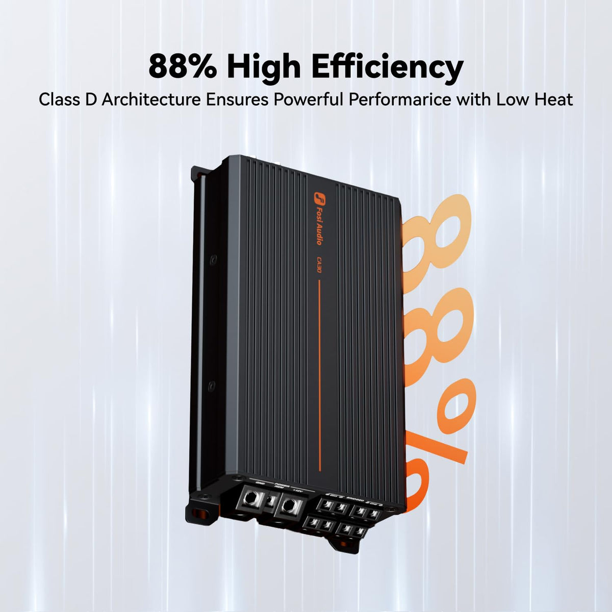 4 Channel Car Amplifier 200x4 Peak 400 Watts Mini Class D R383