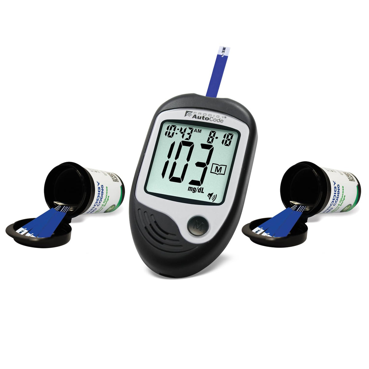 Glucose Monitor Kit with 100ct Test Strips and Lancing Device O347