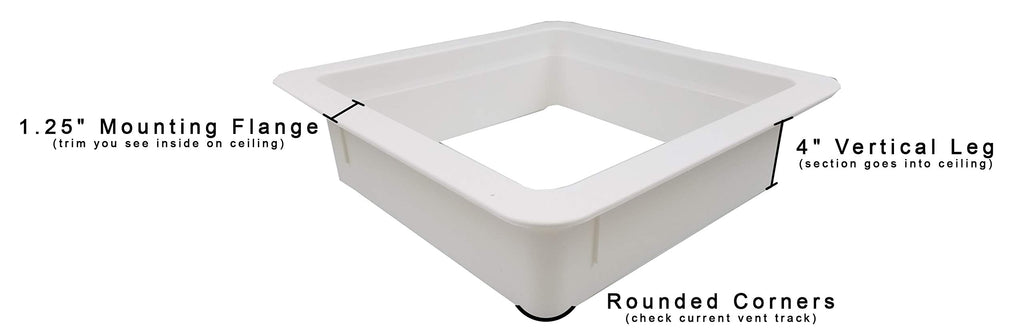 White RV Roof Vent X9939
