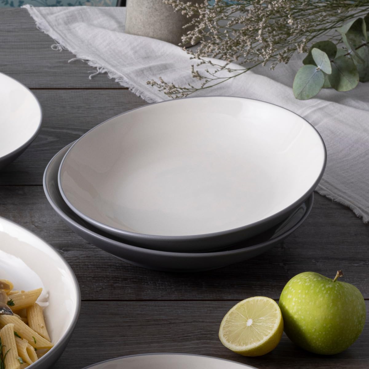 Set of 4 Coupe Pasta Bowls K21576