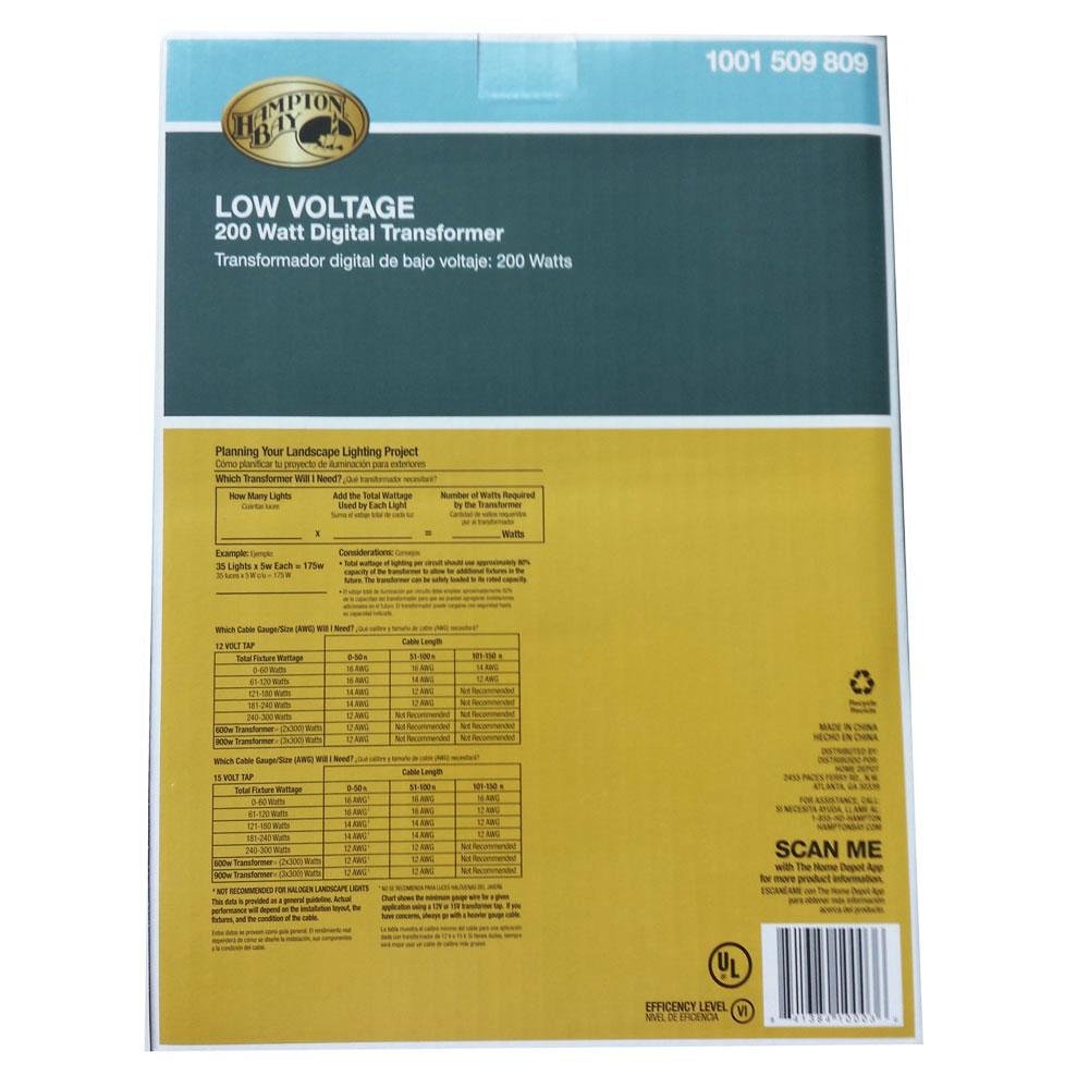 200-Watt Low-Voltage Landscape Transformer L26477