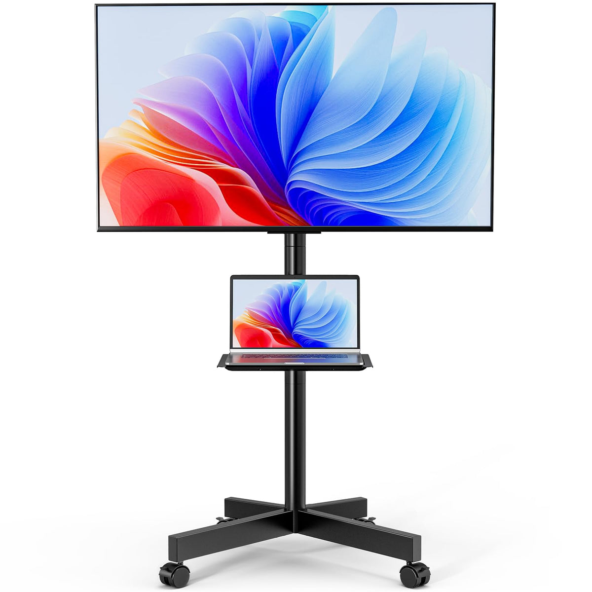 Mobile TV Stand for 23-65 Inch Flat Curved Screen TVs T981336