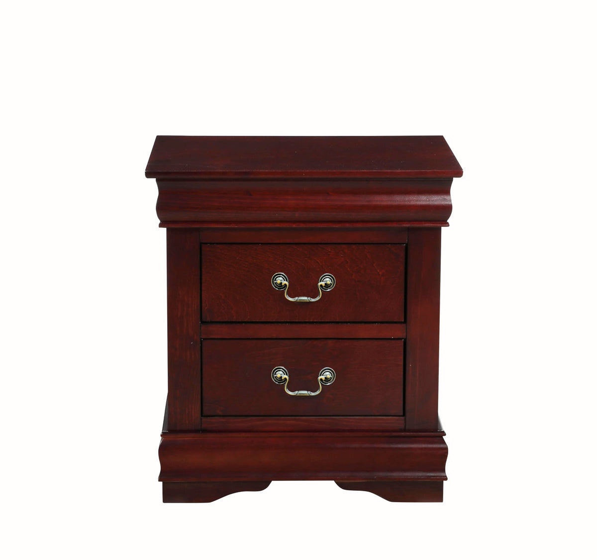 2-Drawer Wood Nightstand O9629