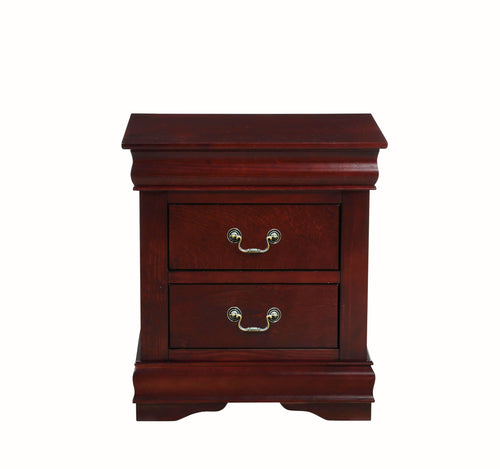 2-Drawer Wood Nightstand O9629