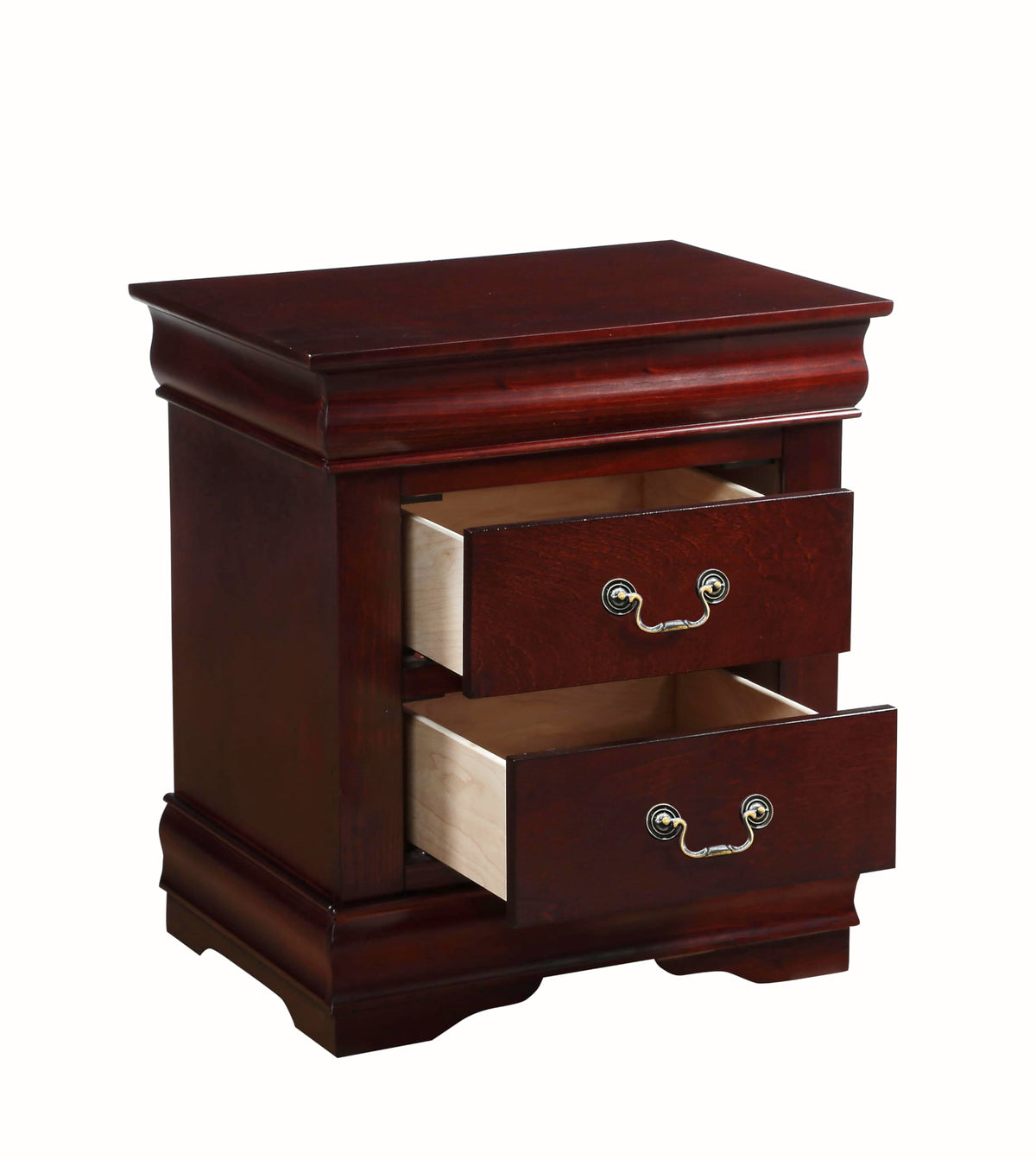 2-Drawer Wood Nightstand O9629
