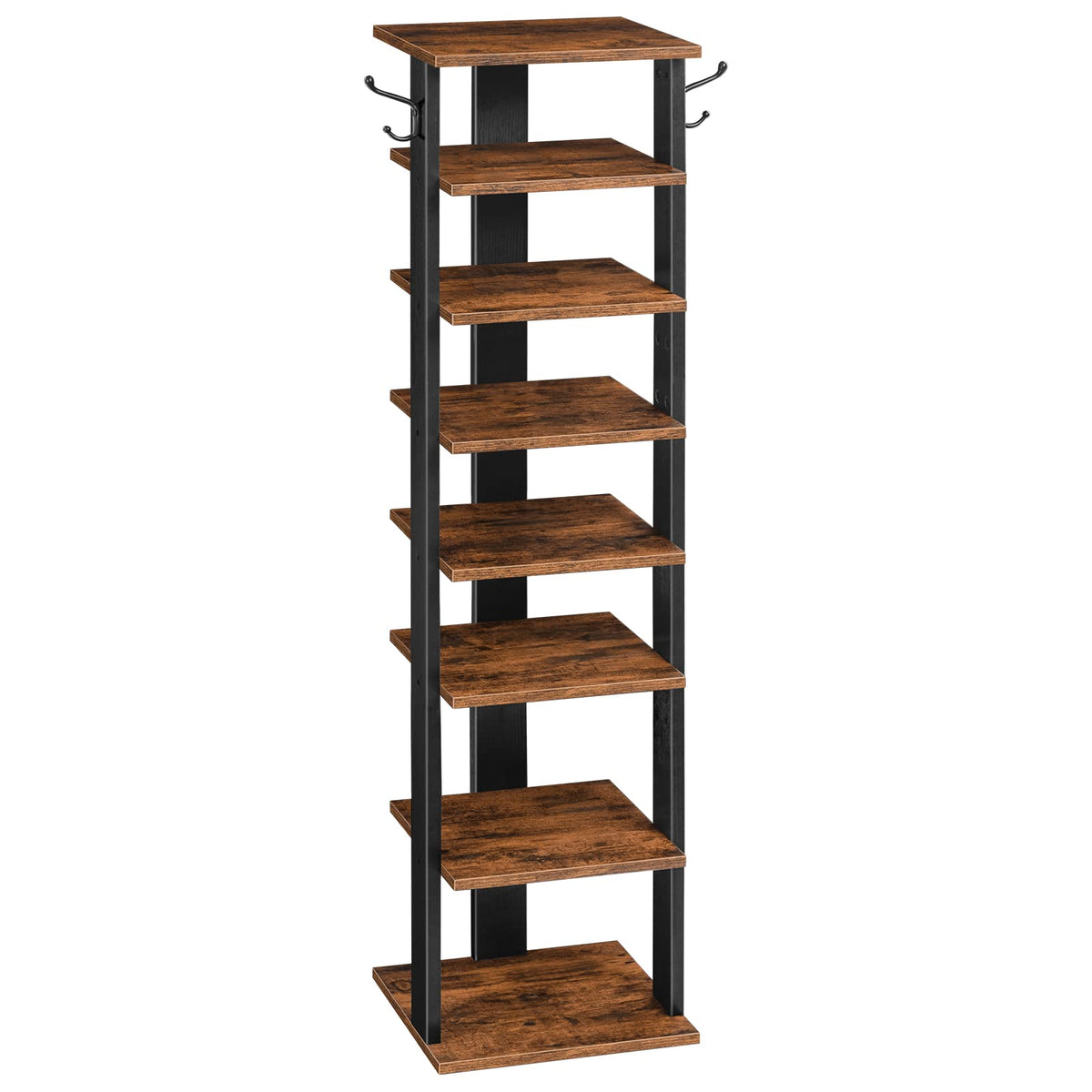 8 Tiers Vertical Wooden Shoe Rack R9889