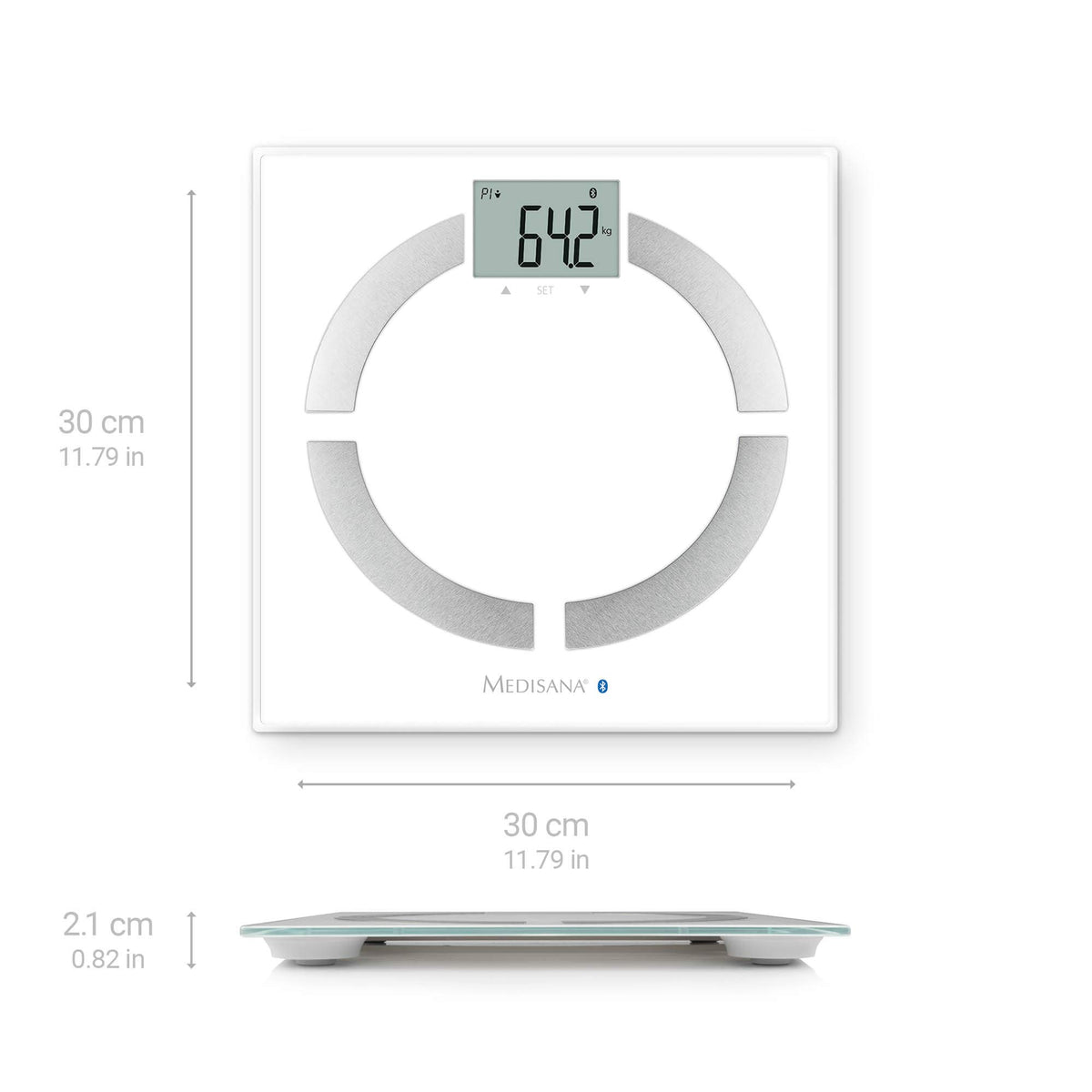White 180 kg Body Analysis Scale Q94053
