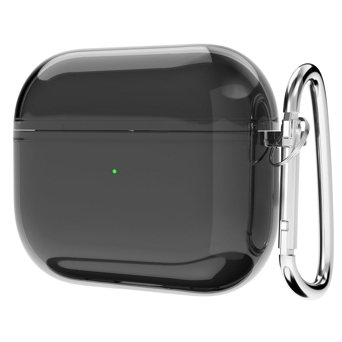 Clear Hard Plastic Airpods 3 Case with Keychain E81619
