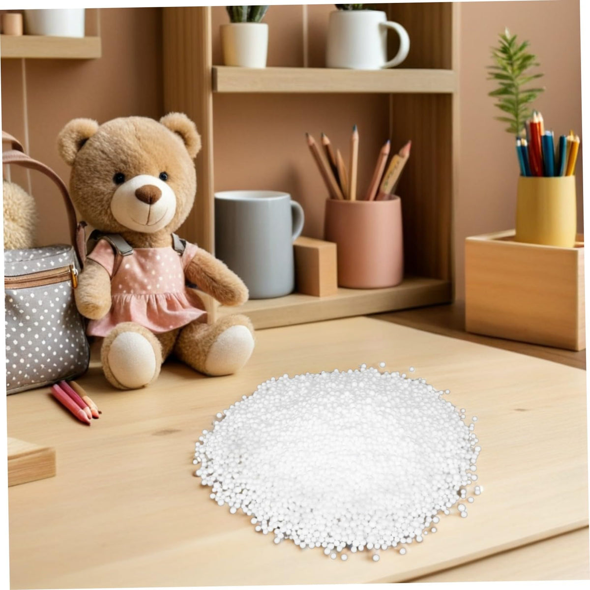 White Soft Foam Stuffing K115