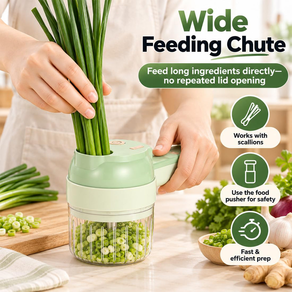 4 in 1 Wireless Electric Vegetable Chopper I616