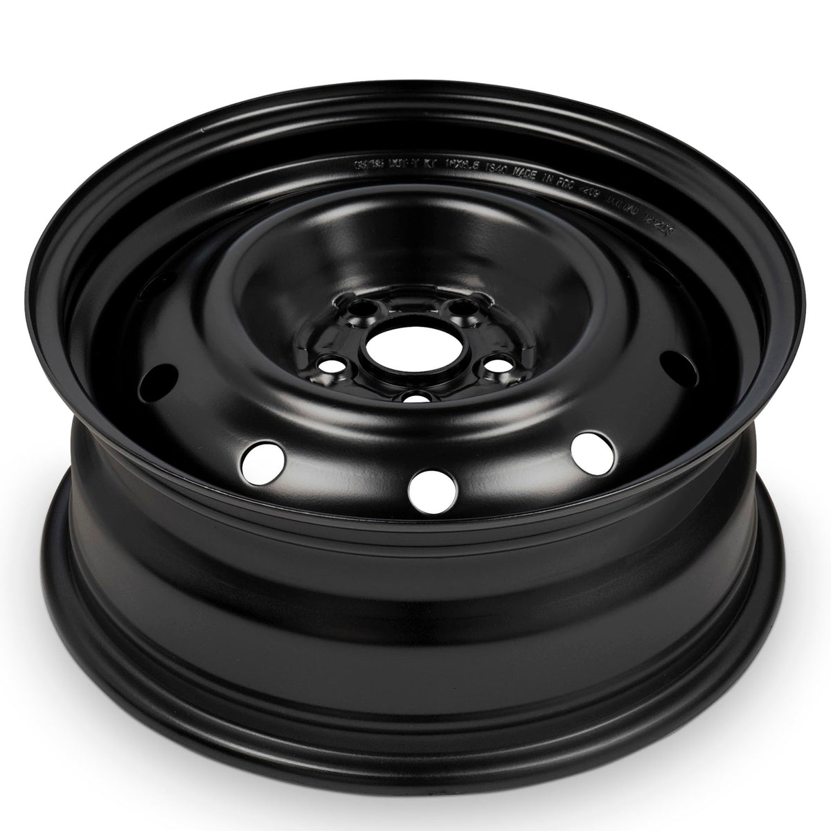 16 Inch Black Steel Rim Car Wheel L22291