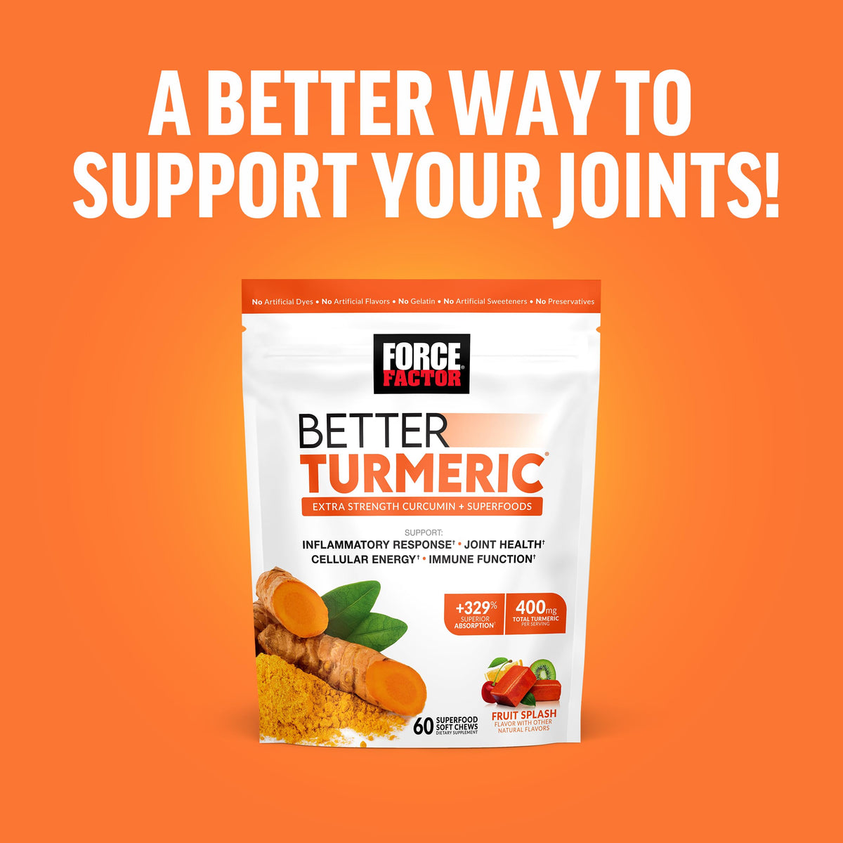 Beet Soft Chews and Turmeric Joint Support Supplement H553737