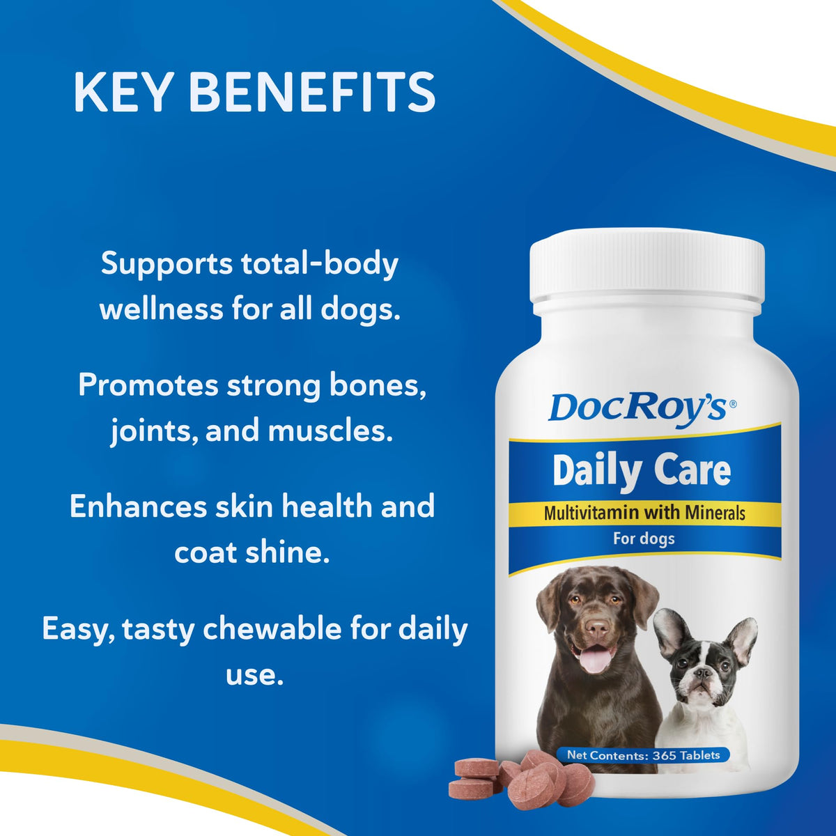 Canine Chewable Multivitamin Tablets 365ct R5530