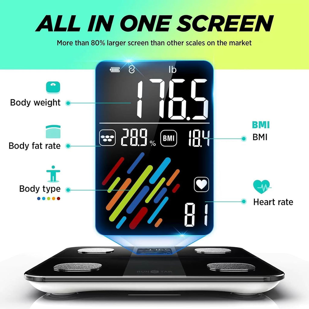 Smart Scale for Body Weight, High Accuracy Digital Bathroom Scale U760381