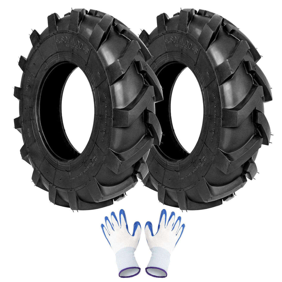 4.80/4.00-8 Tubeless Turf Tires Set of 2 I742146