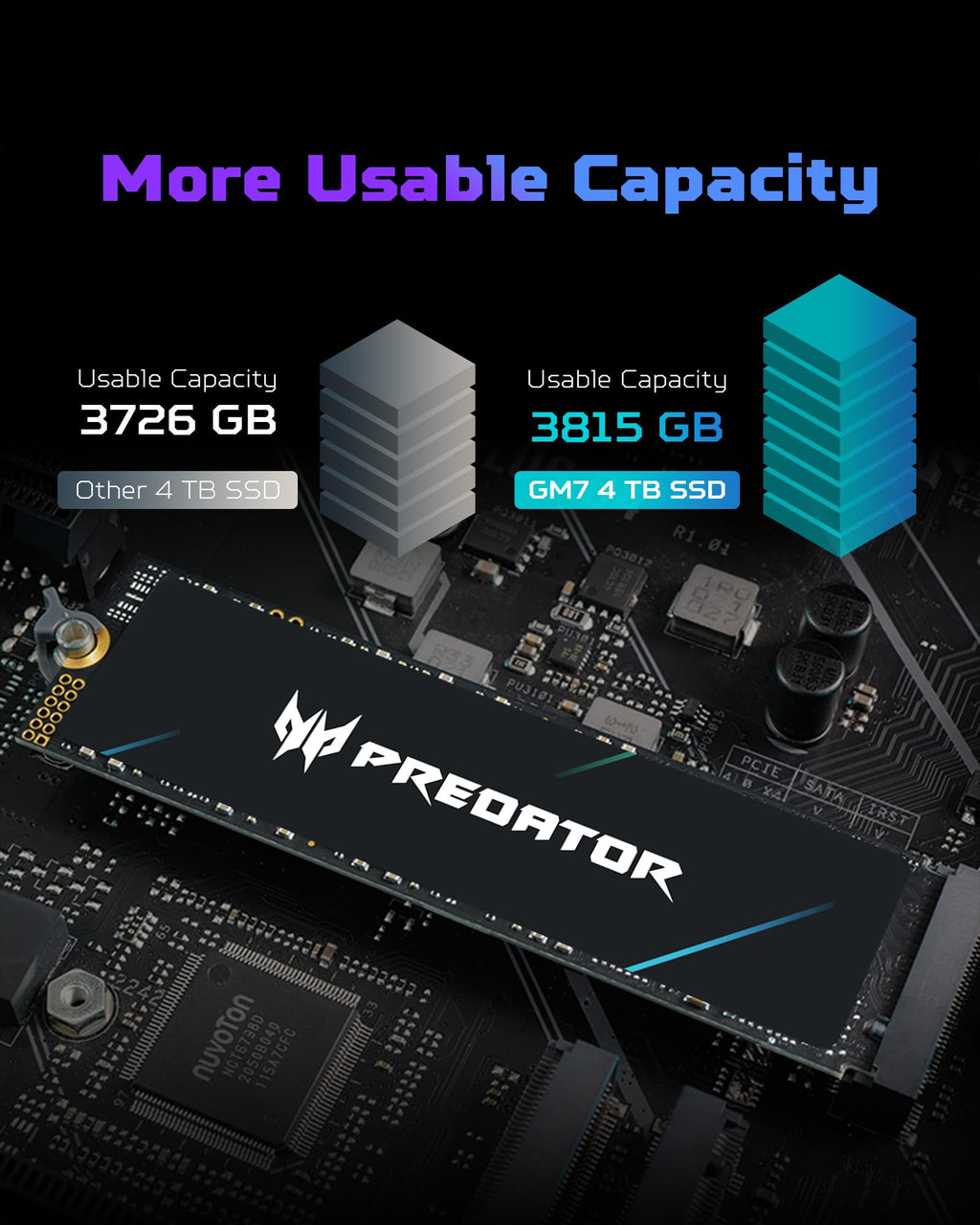 2TB M.2 2280 PCIe Gen 4 x4 NVMe Internal Solid State Drive B449