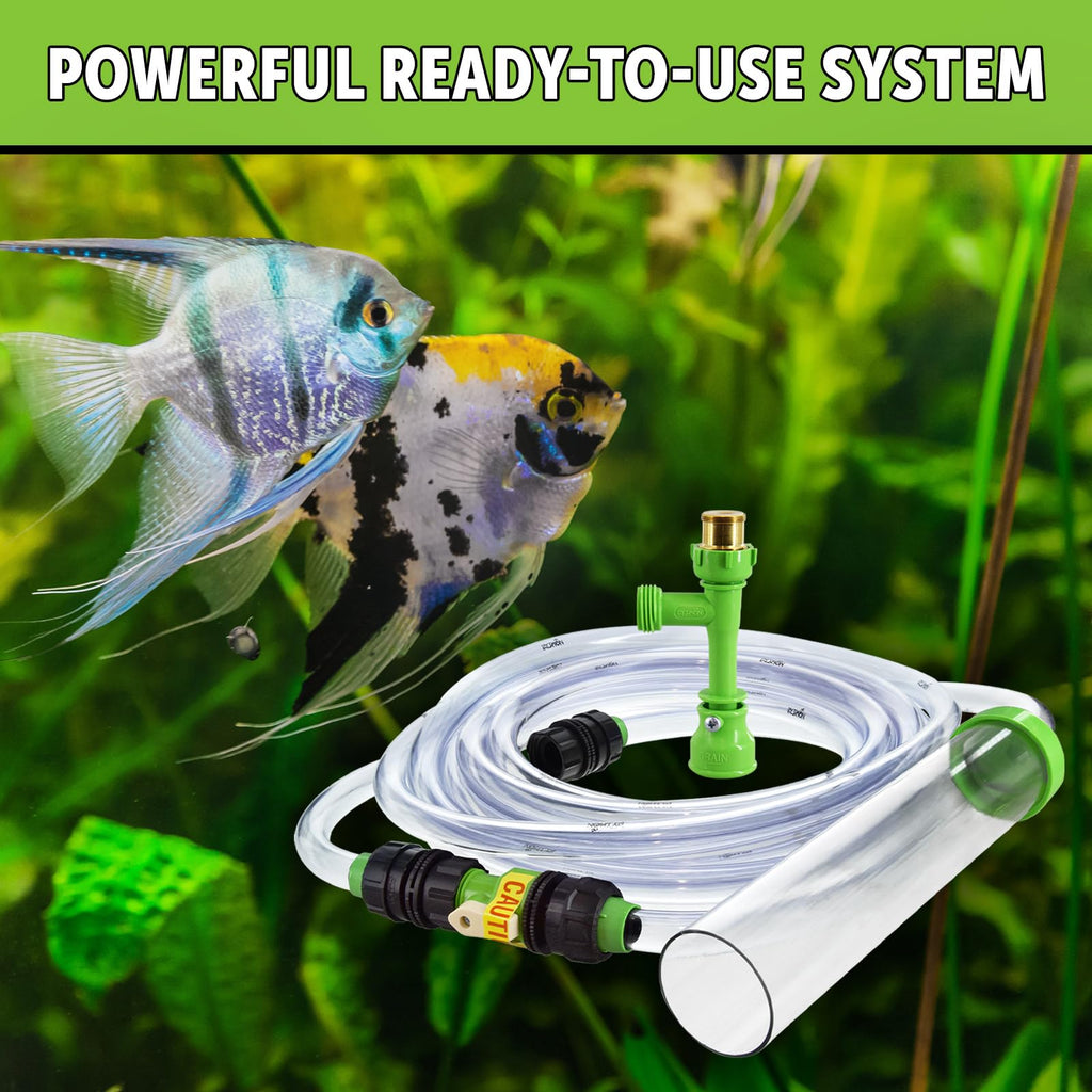 Aquarium Maintenance System, Gravel Cleaner and Water Changer, 25 Foot V572