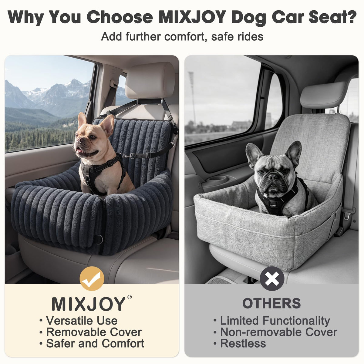 6-in-1 Dog Car Seat up to 23 lbs U639