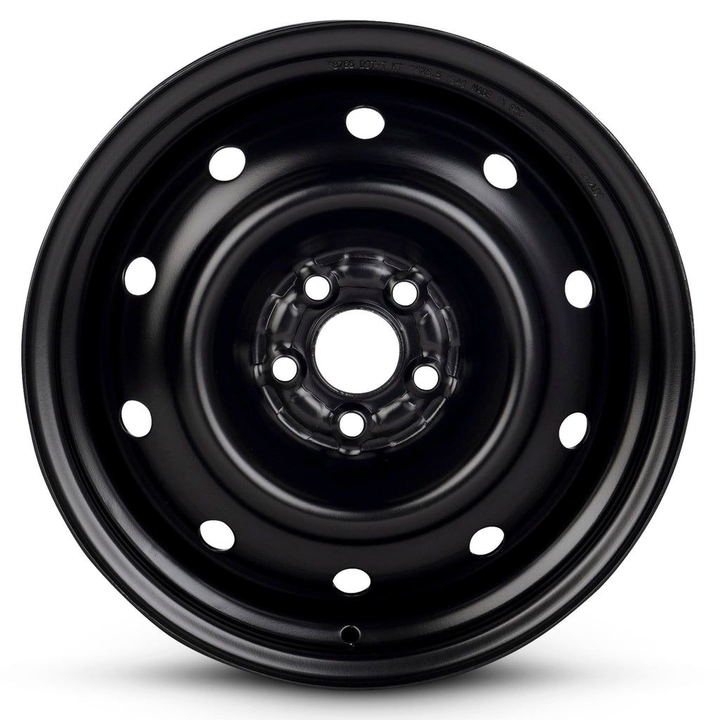 16 Inch Black Steel Rim Car Wheel L22291