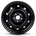 16 Inch Black Steel Rim Car Wheel L22291