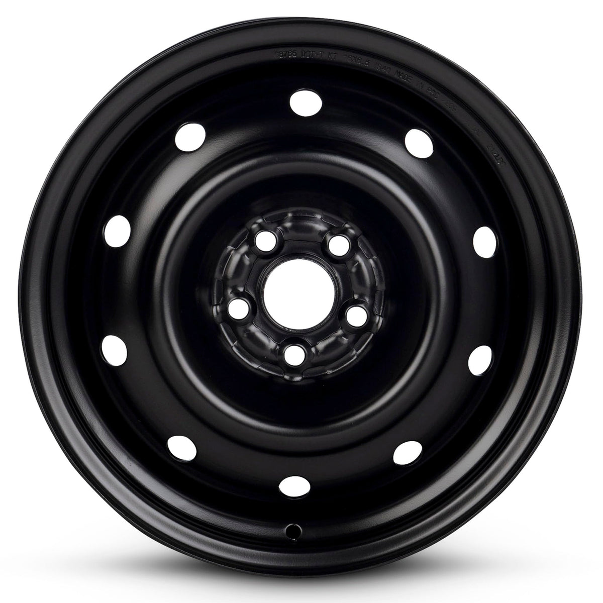 16 Inch Black Steel Rim Car Wheel L22291