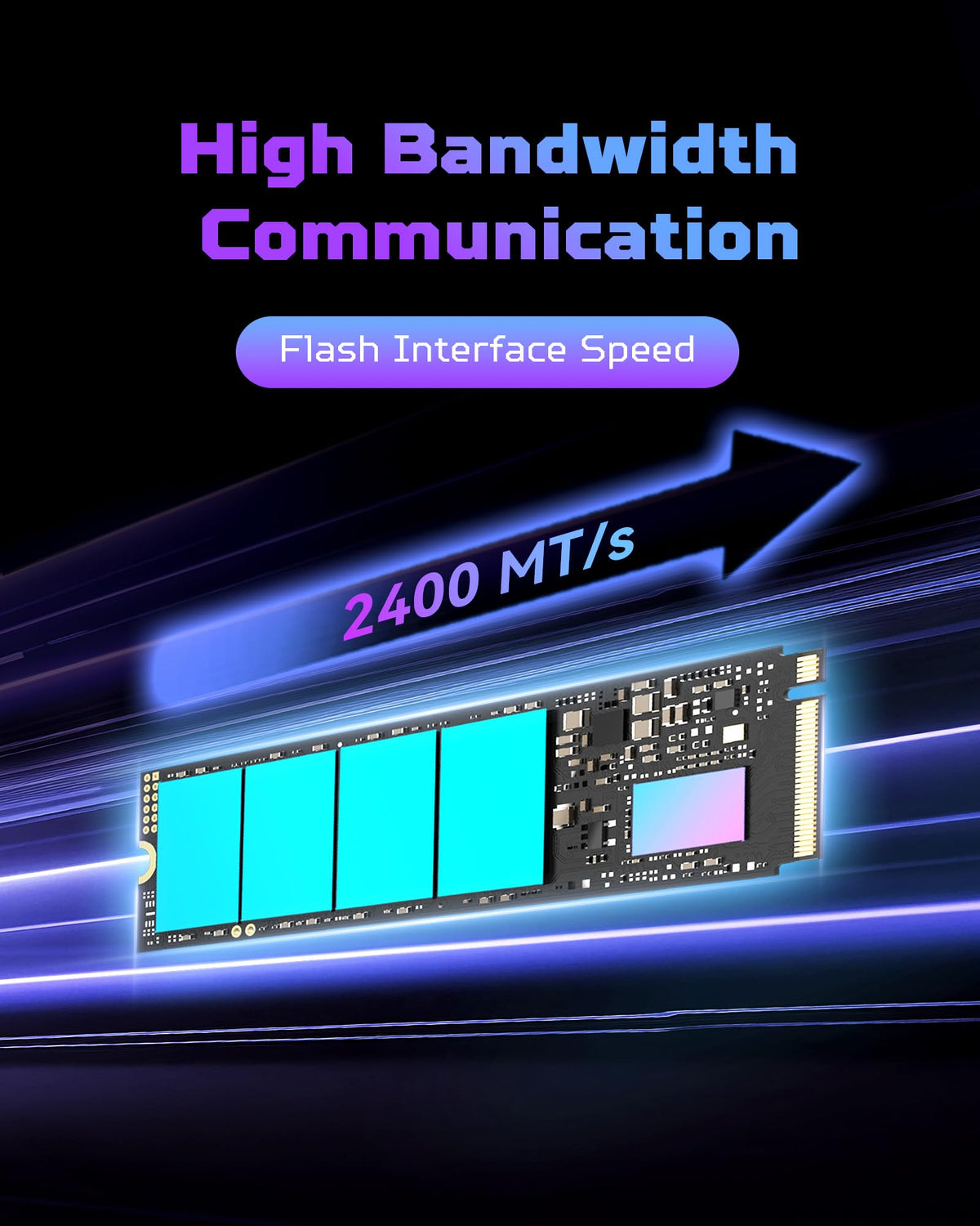 2TB M.2 2280 PCIe Gen 4 x4 NVMe Internal Solid State Drive B449