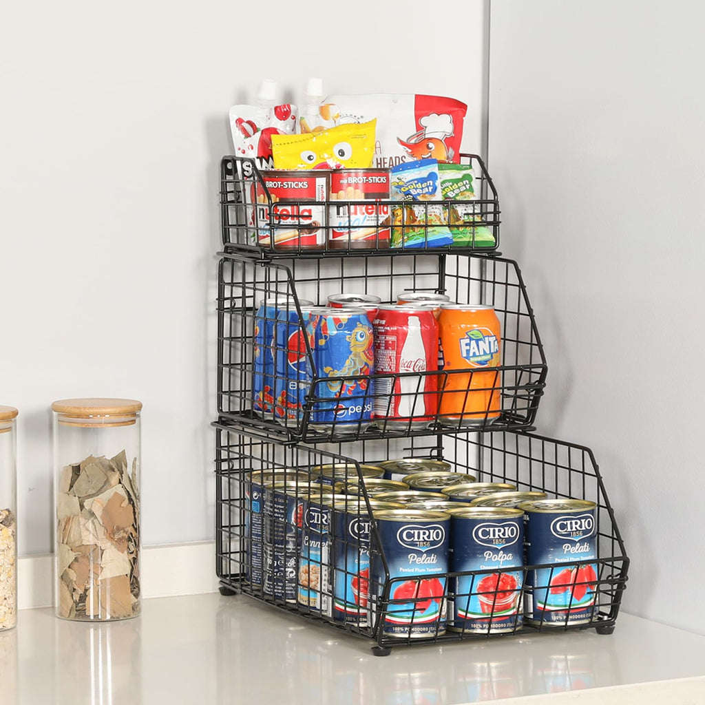 3-Tier Stackable Wire Fruit Basket C68370