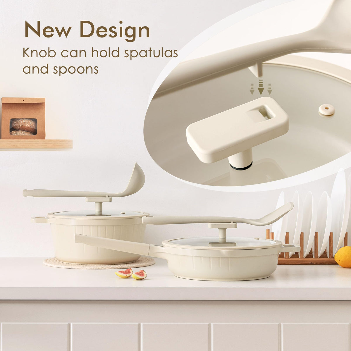 14 Pc Non Stick Ceramic Cookware Set L733486