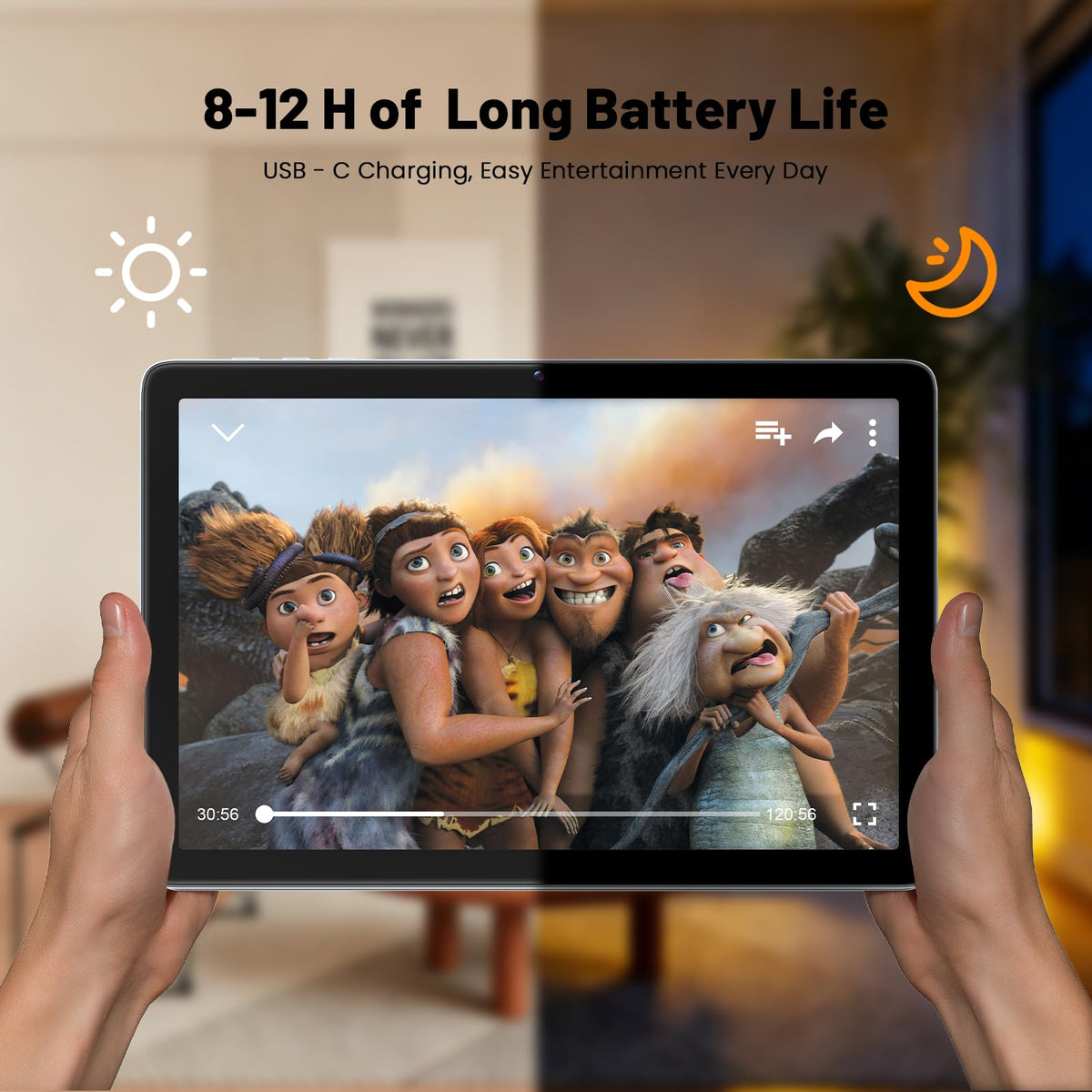 Android 15 Tablet 10 Inch, 12GB+128GB, Octa-Core, 2TB Expandable Y828