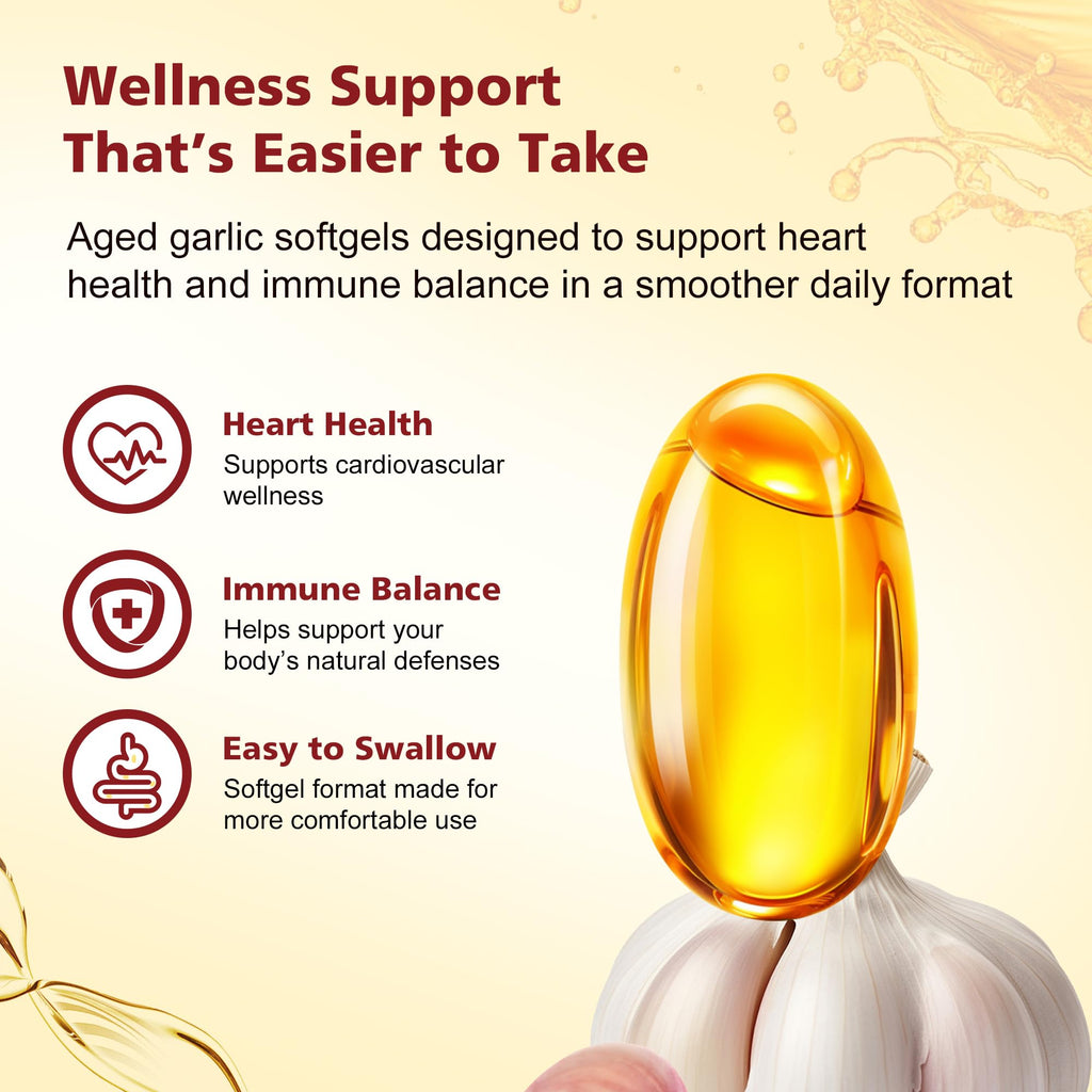Odorless Garlic Extract 500 mg Softgels V5859