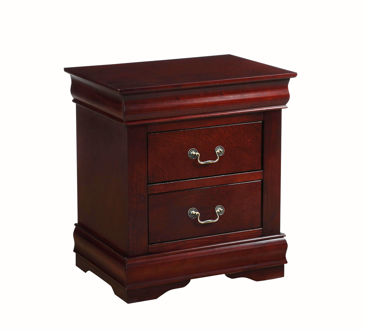 2-Drawer Wood Nightstand O9629