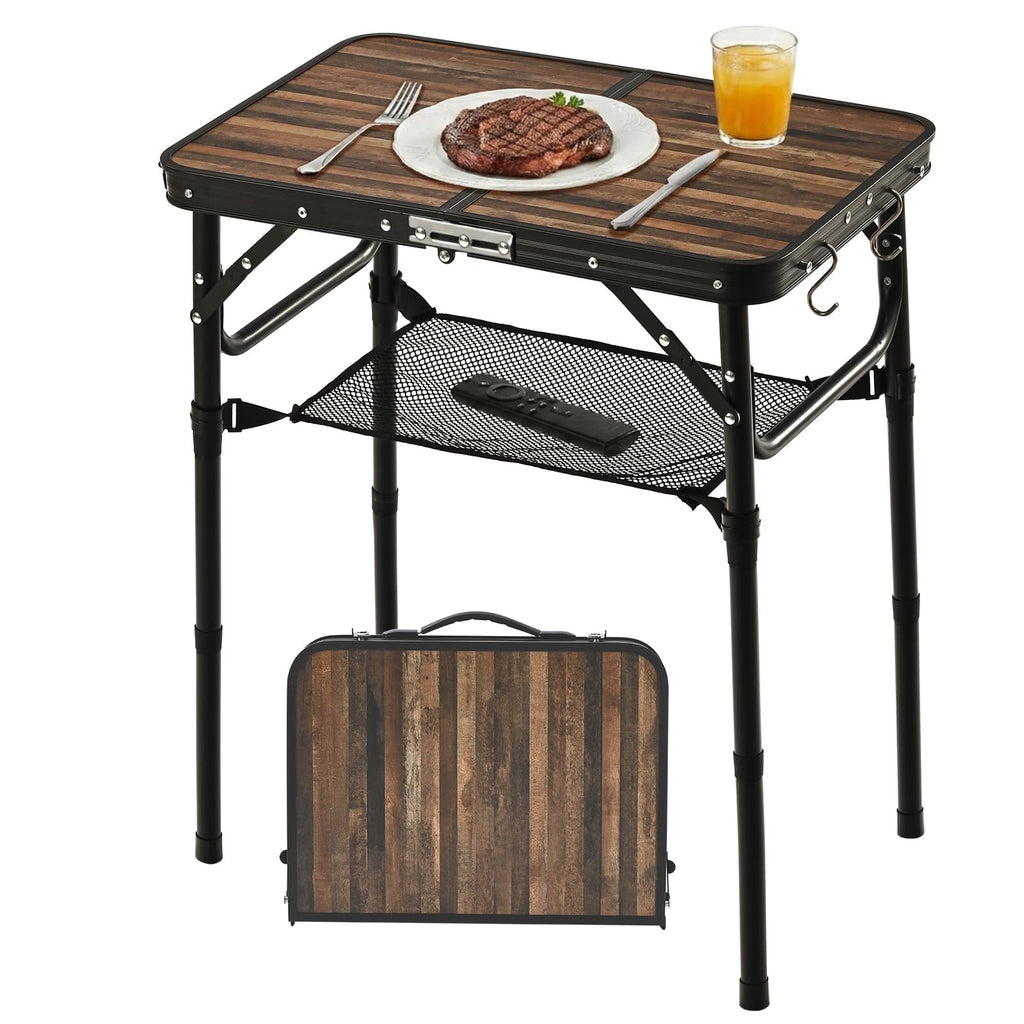 Folding Adjustable Height TV Tray Table B47969