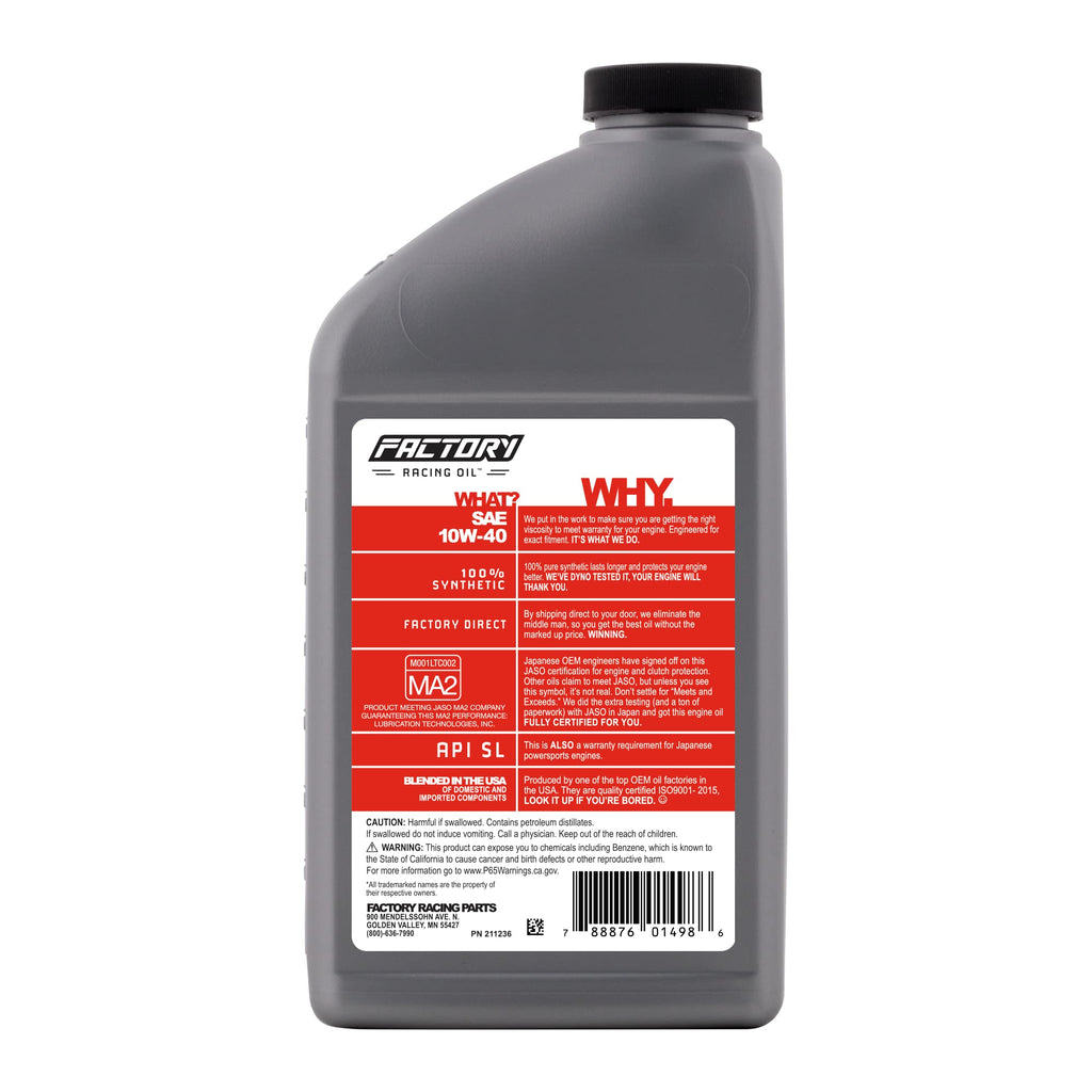 10W40 Oil Change Kit S1956