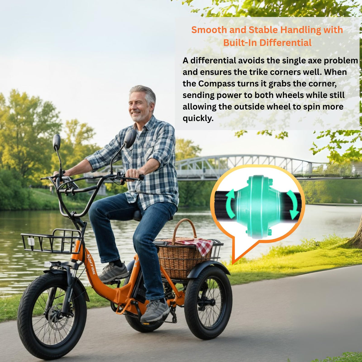 Fat Tire Folding Electric Tricycle G90226