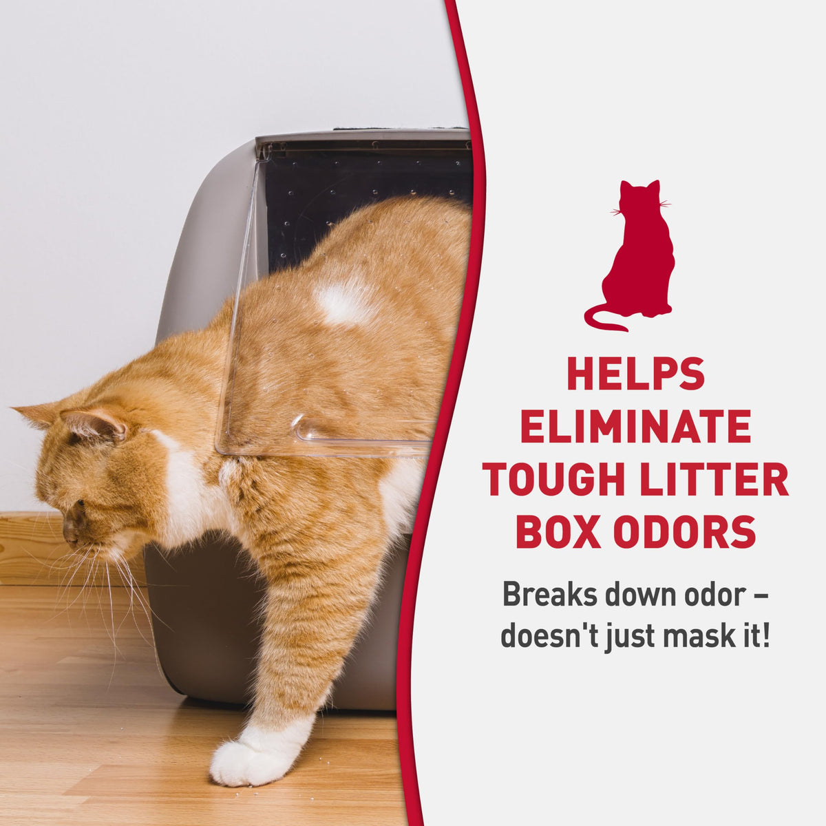 Unscented Cat Litter Box Deodorizer Powder 20 Ounces Pack of 6 K245374