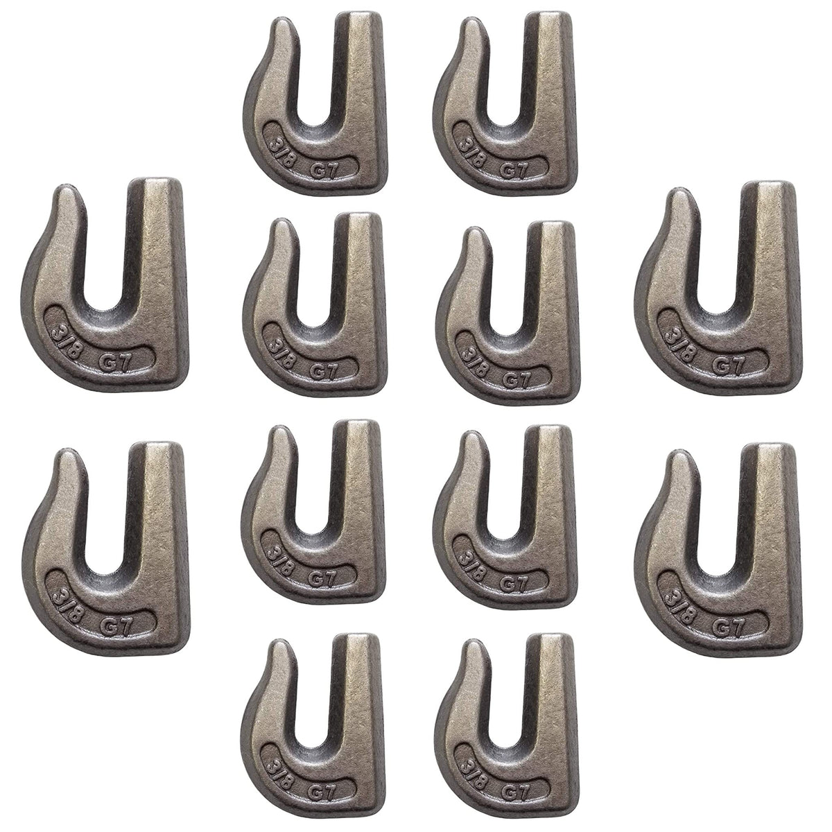 3/8" Weld-On Forged Clevis Grab Chain Hooks Grade 70 O104493