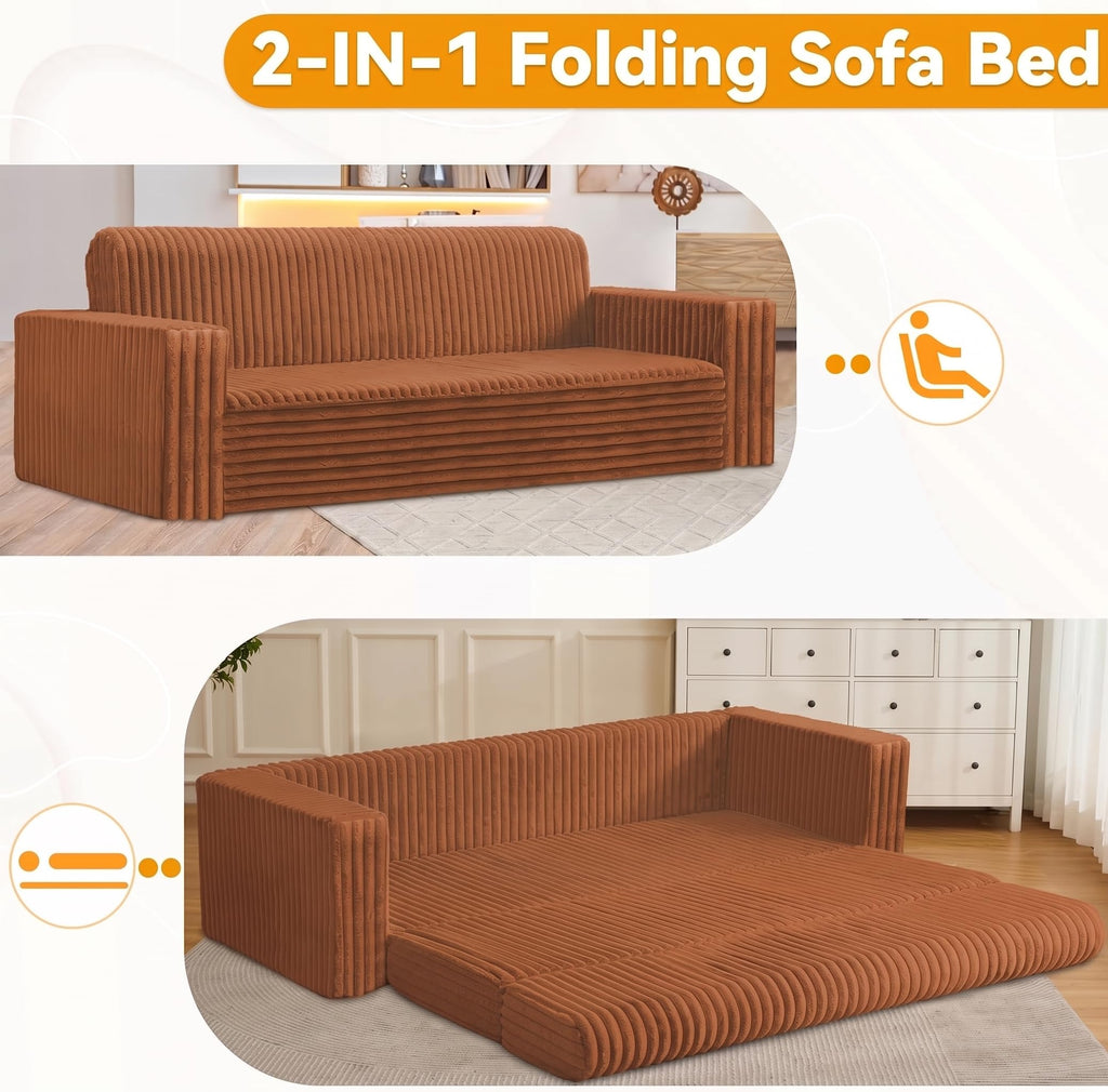 4-in-1 Convertible Sofa Bed J794638