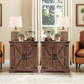 24" End Table Set of 2 with Charging Station N90271