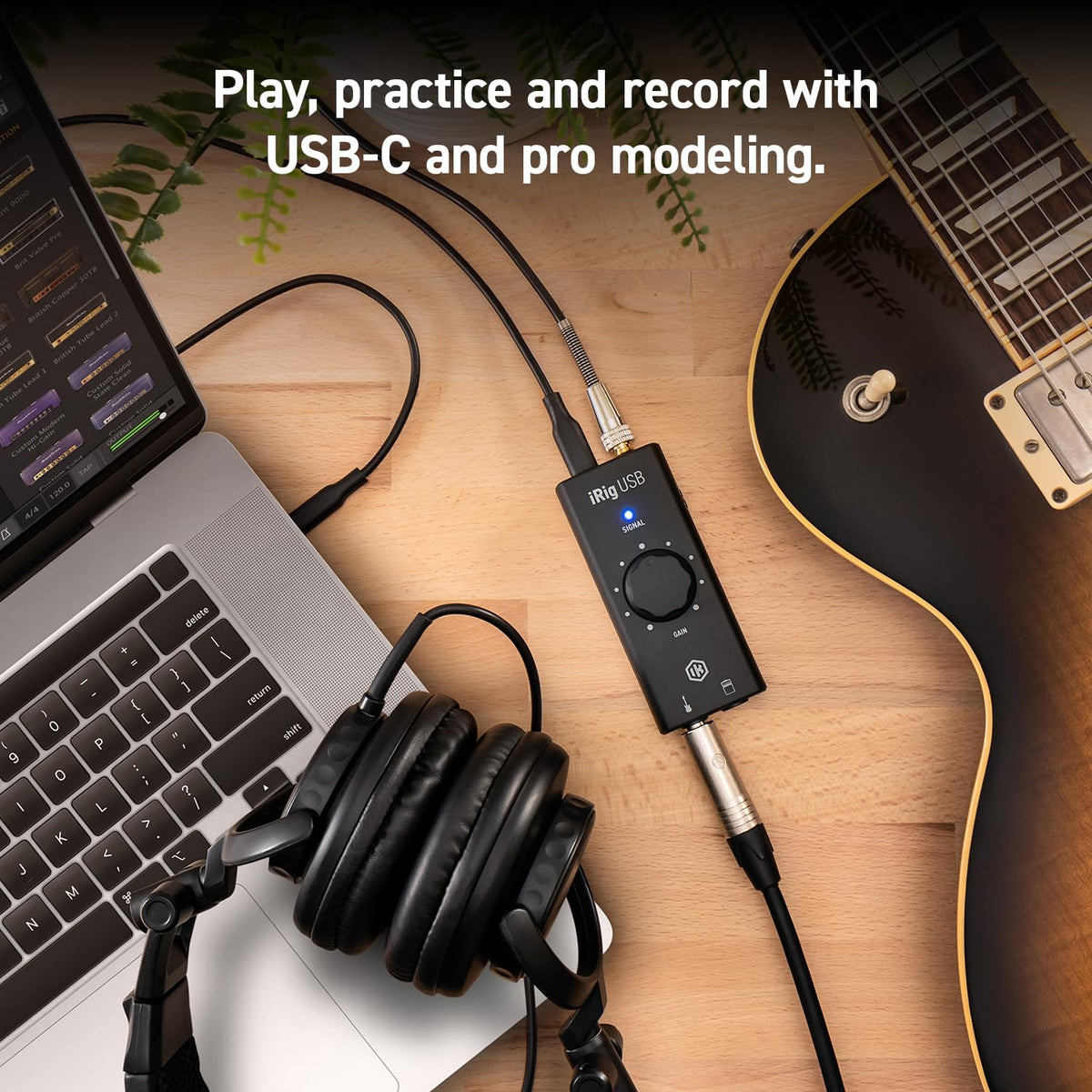 USB Guitar Audio Interface 24-bit 48 kHz S18931