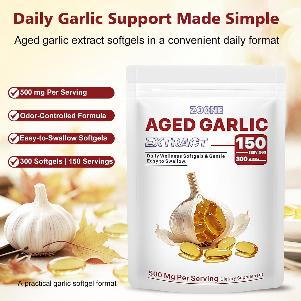 Odorless Garlic Extract 500 mg Softgels V5859