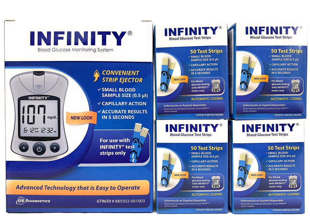 Infinity Meter with 200 Test Strips E433