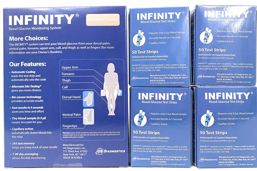 Infinity Meter with 200 Test Strips E433