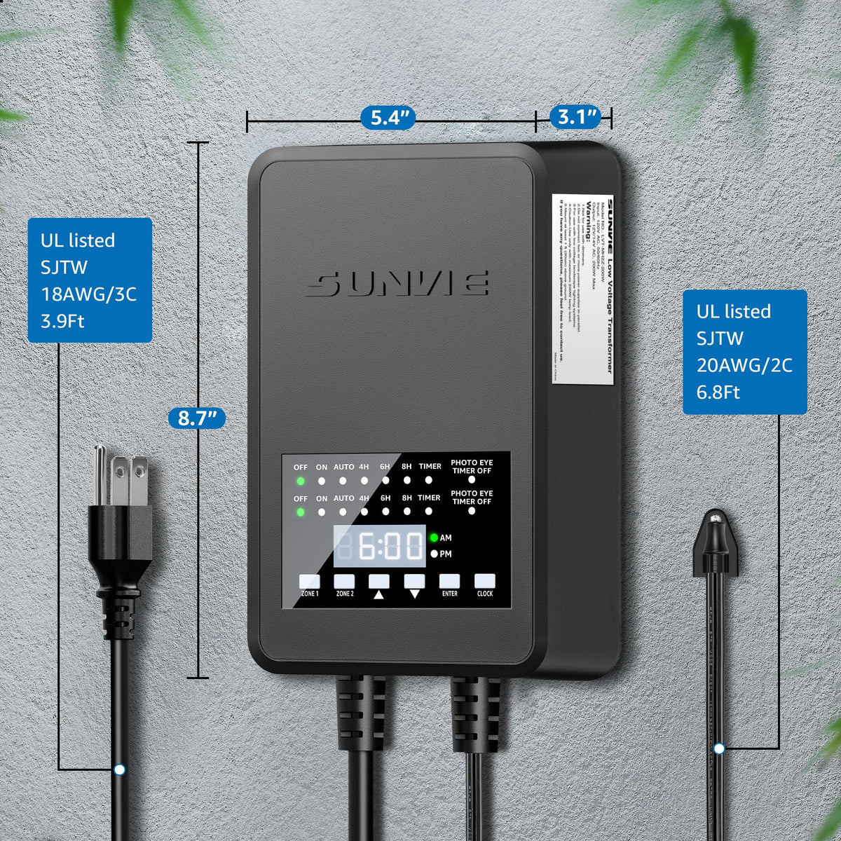 250FT 16/2 Low Voltage Wire and 200W Landscape Transformer X61562