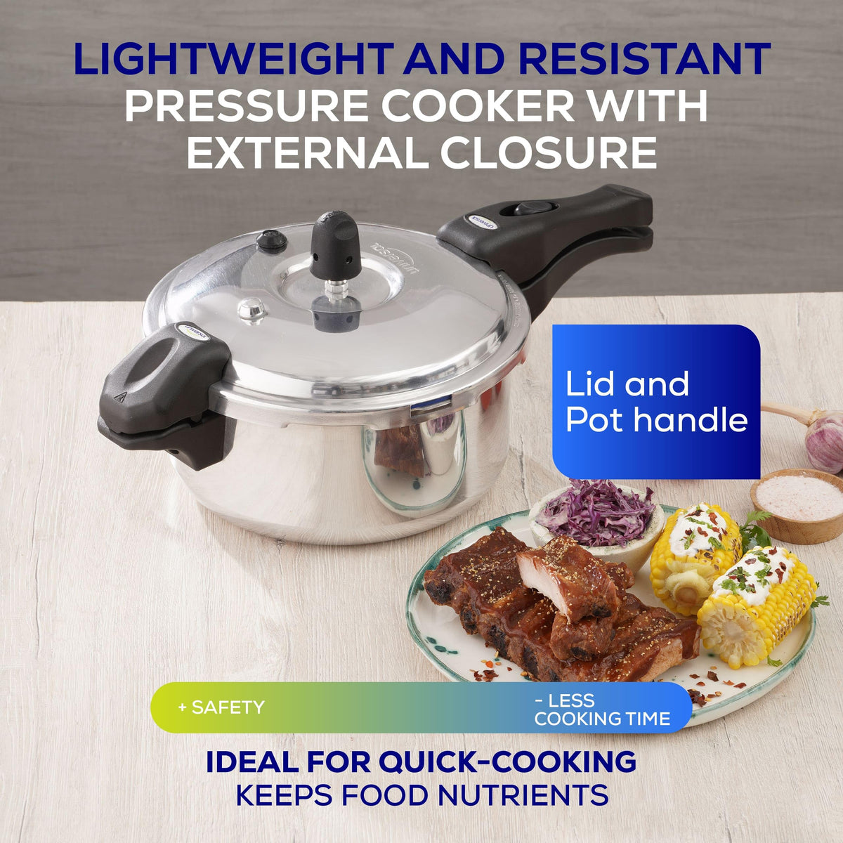 3.7 Qt Aluminum Pressure Pot K757