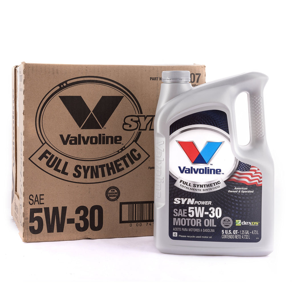 5W-30 Full Synthetic Motor Oil 5qt Case of 3 T5322